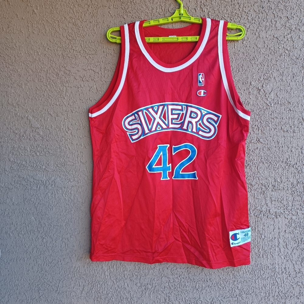 90s Philadelphia 76ers - Jerry Stackhouse - Champion - Vintage NBA Jersey